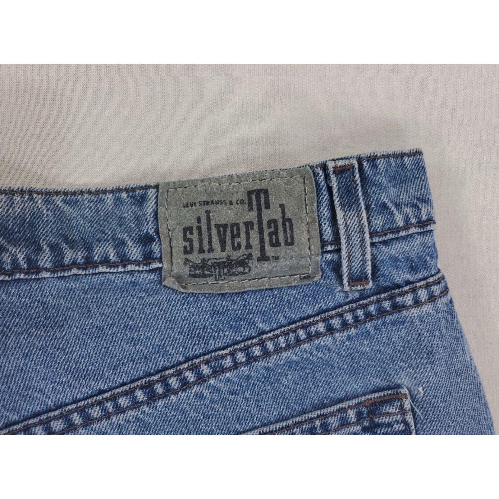 Levi's **VINTAGE Levi's 90s Y2K Baggy Jean Shorts Blue Zip Fly Mens 38** User: Vintage Levi's 90s Y2K Baggy Jean Shorts Blue Zip Fly Men's 38 Size US 38 / EU 54 - 4 Thumbnail