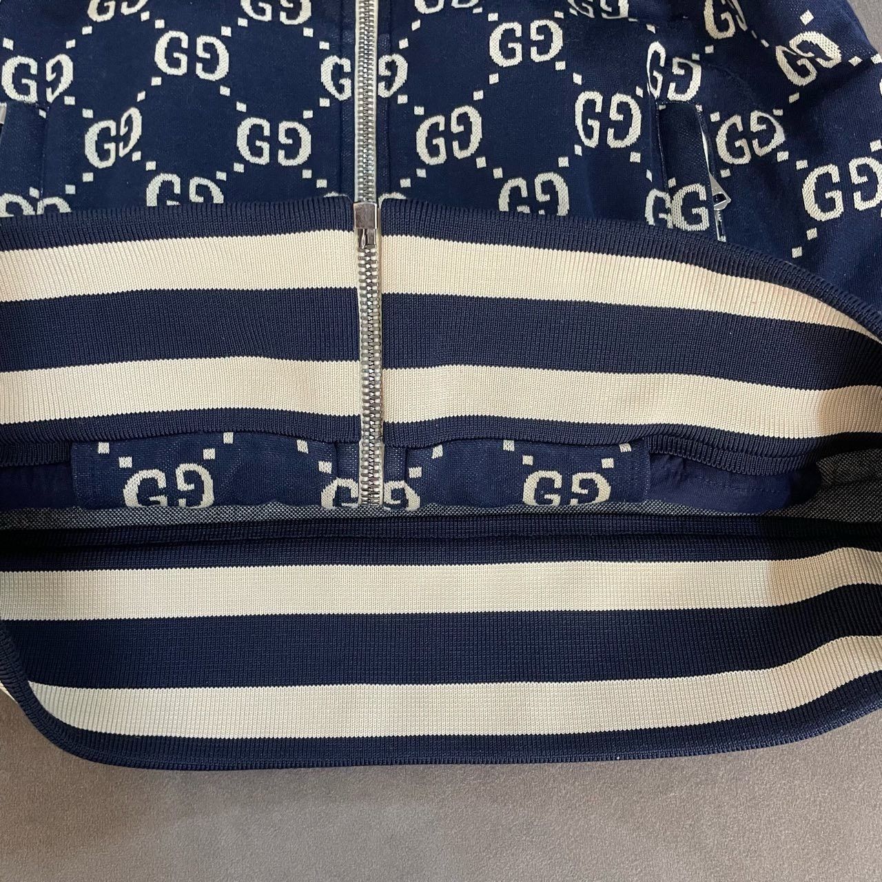 Gucci Gucci Red and blue new full logo school uniform jacket 2501 Size US XS / EU 42 / 0 - 3 Thumbnail