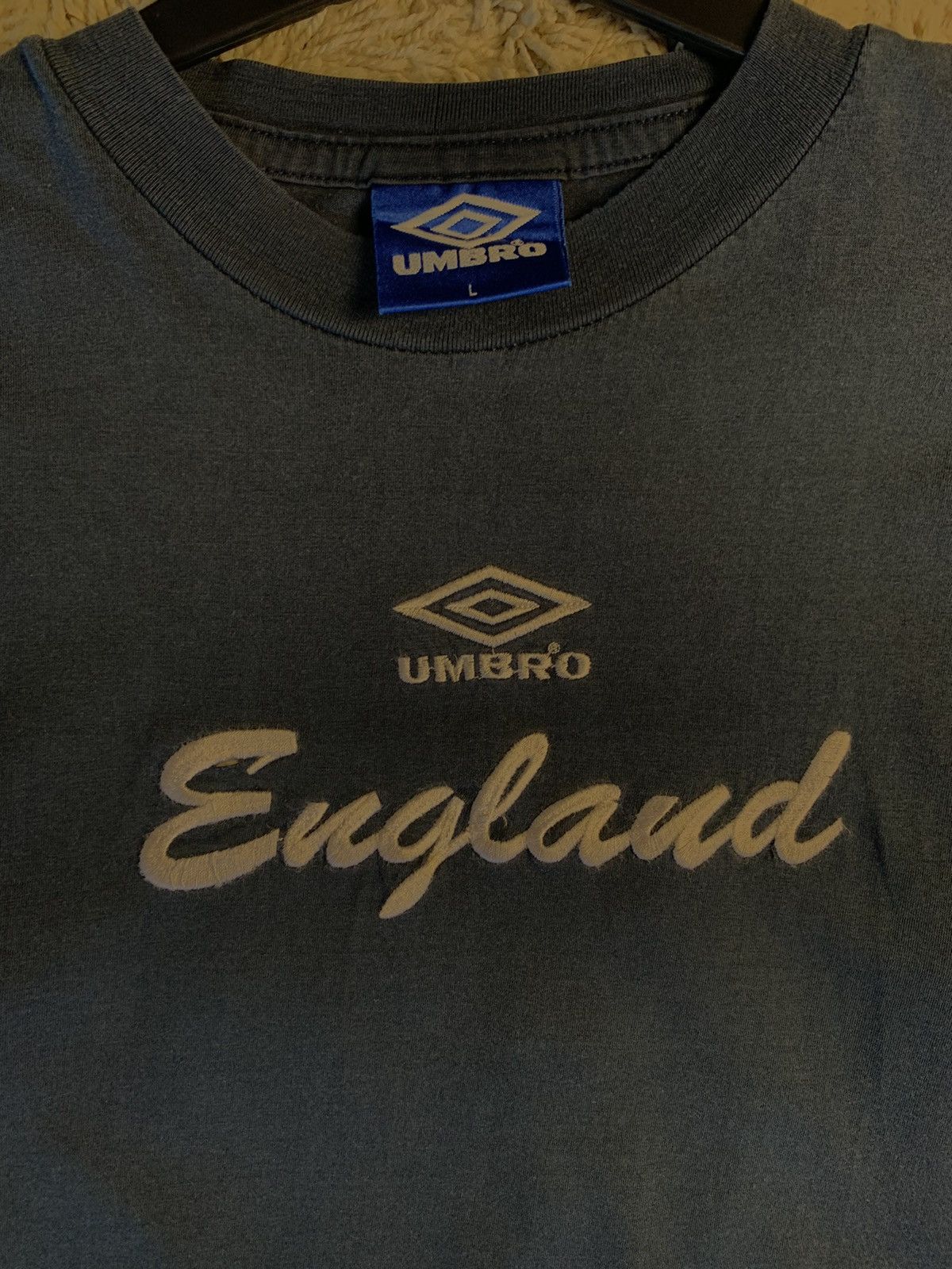 Umbro × Vintage Vintage Umbro England Euro 1996 t shirt Size US L / EU 52-54 / 3 - 5 Thumbnail