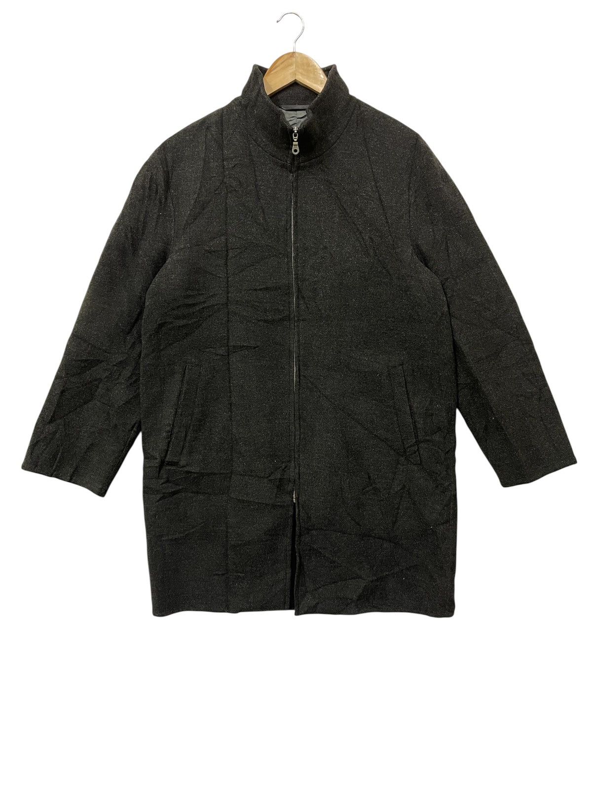 Yohji Yamamoto Yohji Yamamoto avant-garde A.A.R long zipper jacket wool Size US M / EU 48-50 / 2 - 1 Thumbnail