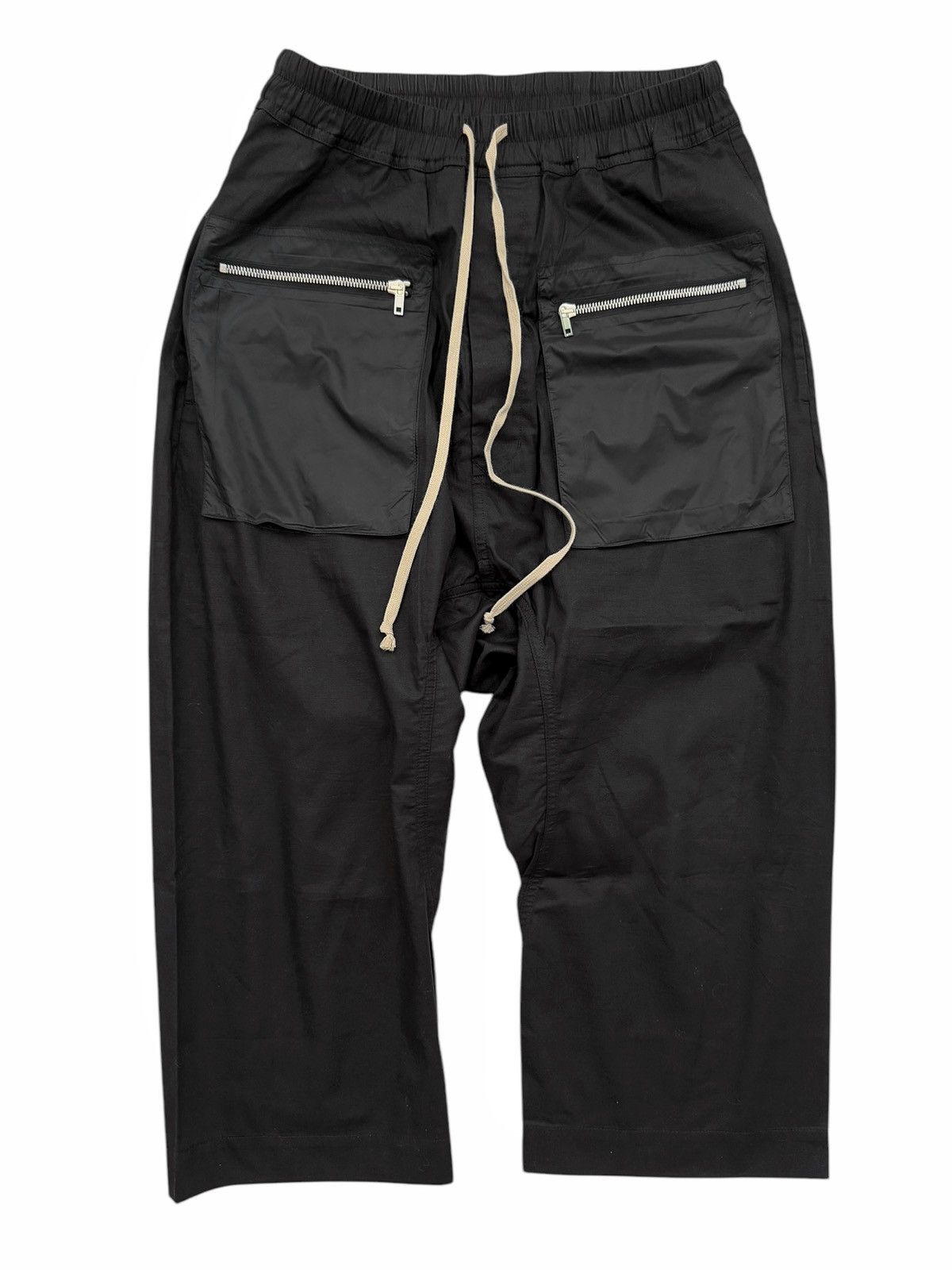 Rick Owens Nylon Cargo Zip Pocket Ripstop Pants Size US 32 / EU 48 - 1 Thumbnail