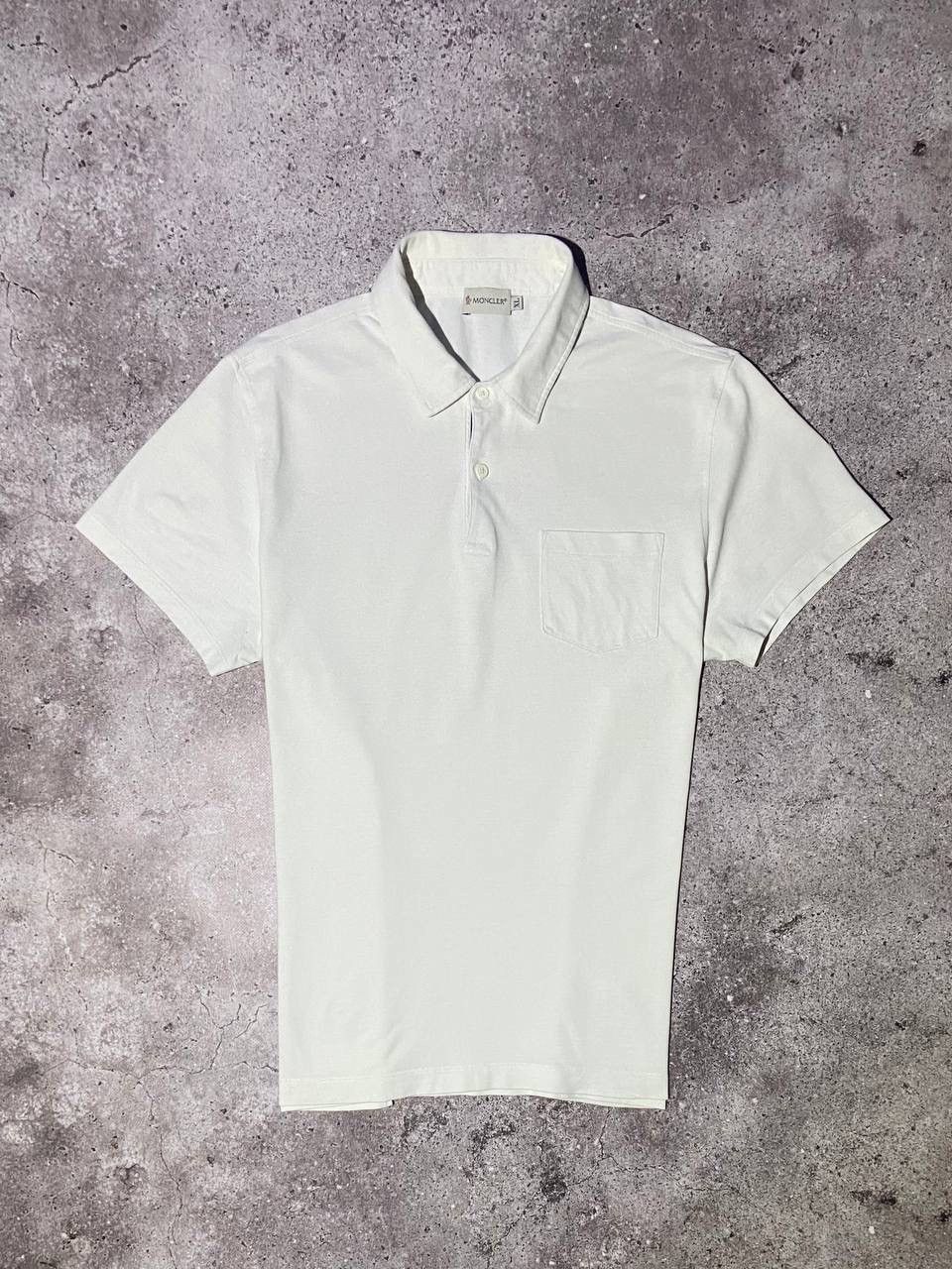 Moncler Men’s Moncler white polo T-shirt premium cotton Size XL Size US XL / EU 56 / 4 - 1 Thumbnail