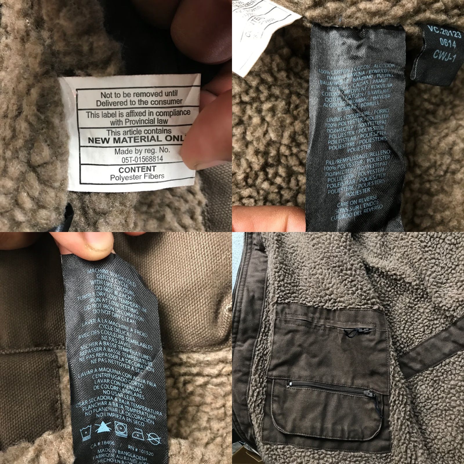 Stormtech Stormtech Performance Workwear Sherpa Canvas Jacket Mens Large Brown Size US L / EU 52-54 / 3 - 8 Thumbnail
