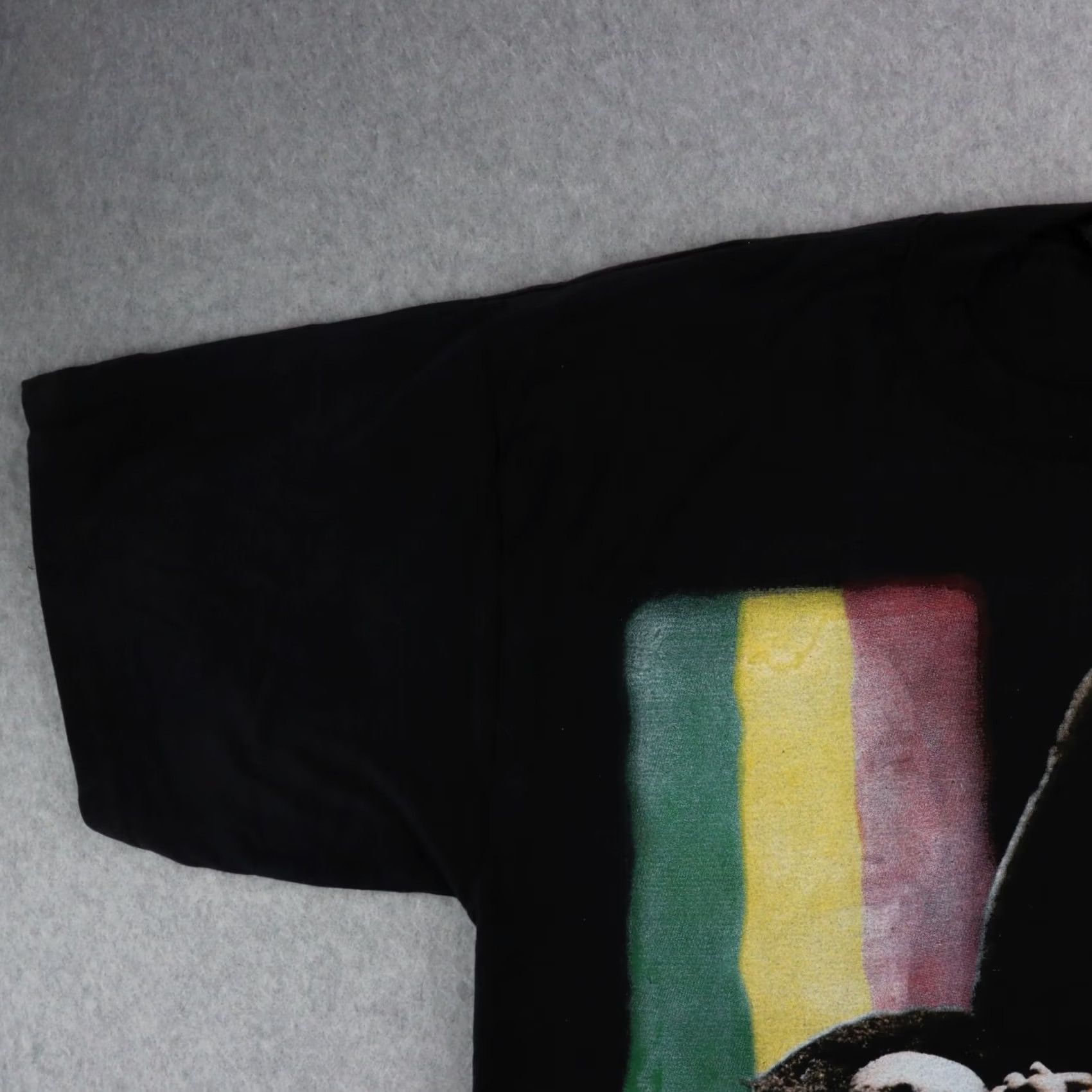 Vintage DEMENTED ROCK Bob Marley Mens T-Shirt XL Black Double Sided Print in Black DEMENTES RARE Shirt Mens XL Black Music 90s Size US XL / EU 56 / 4 - 6 Thumbnail