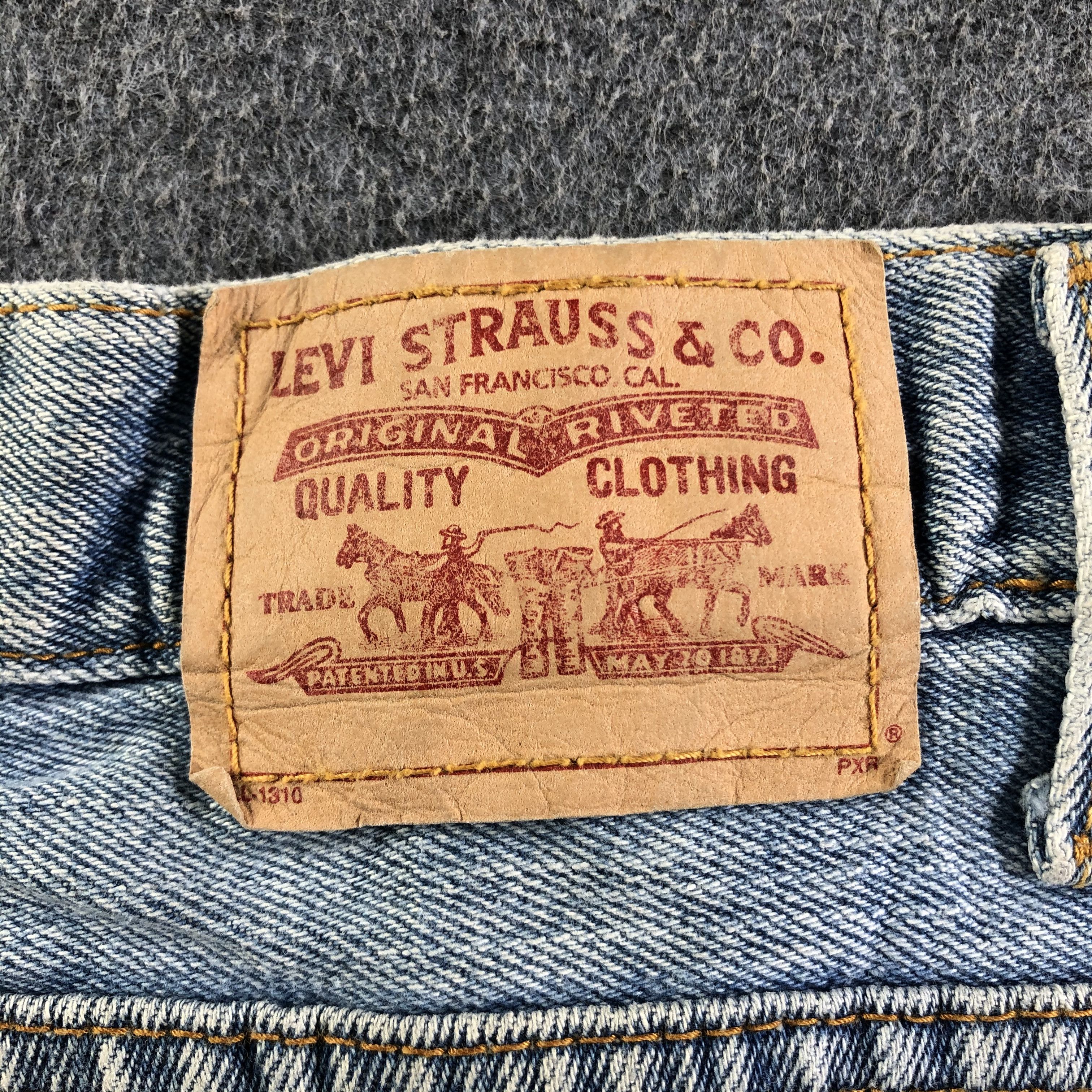 Levi's Vintage Blue Wash Levis 550 Jeans-J3198 Size US 34 / EU 50 - 5 Thumbnail