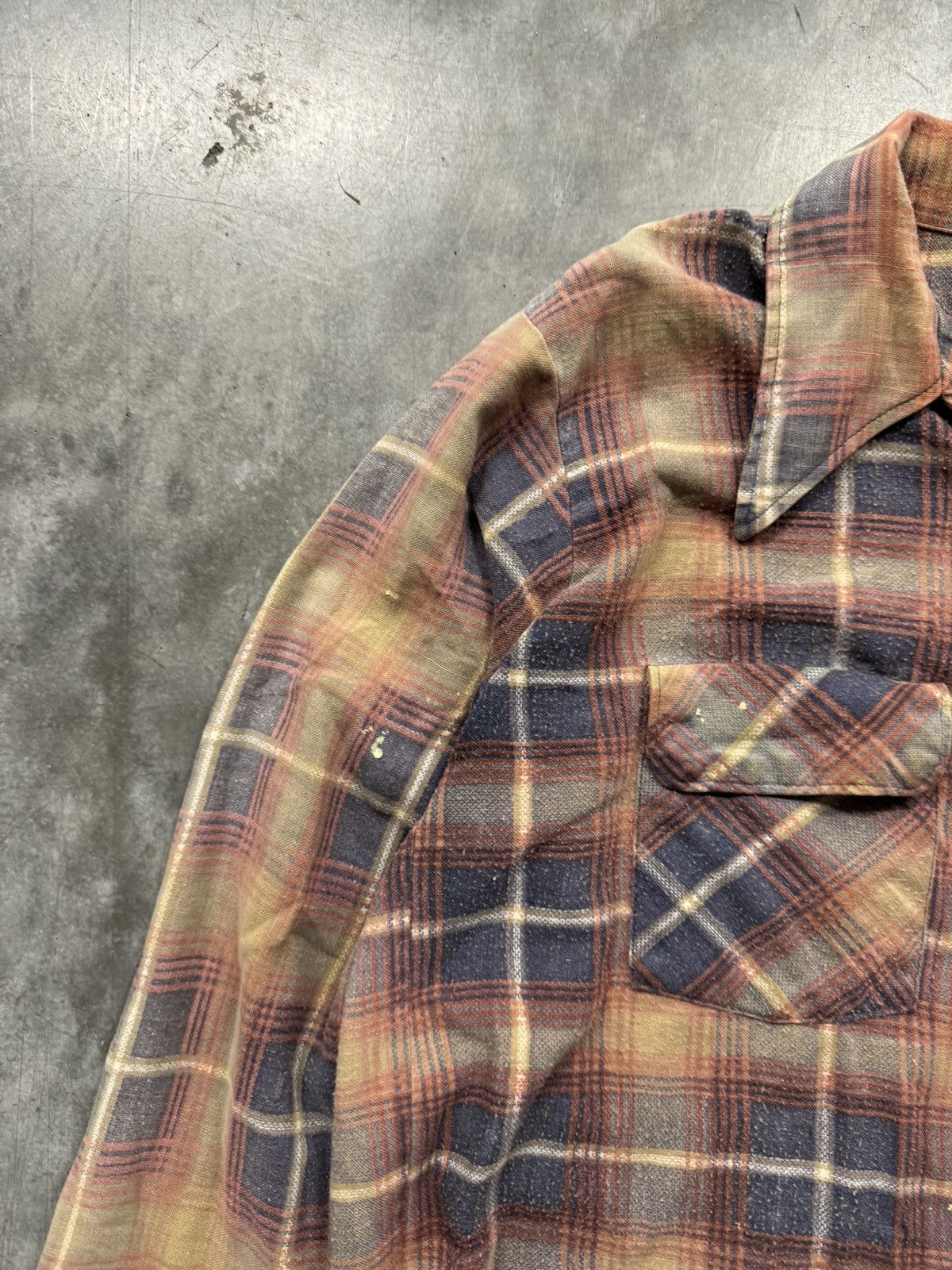 Vintage Vintage 70s Plaid Flannel Size US M / EU 48-50 / 2 - 2 Thumbnail