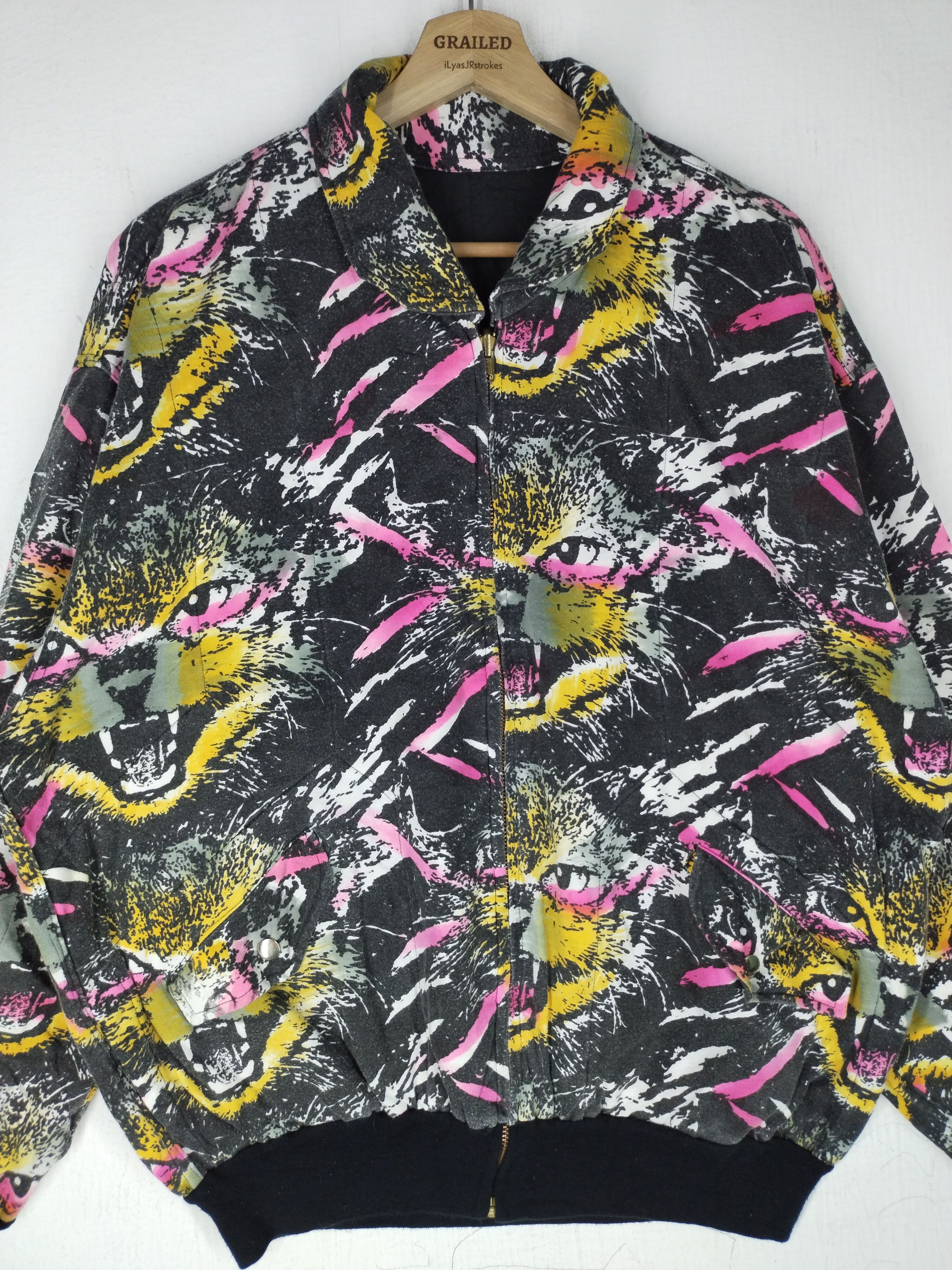 Vintage Vintage 80's Alaska Tiger Promo Overview Snow Jacket Size US L / EU 52-54 / 3 - 7 Thumbnail