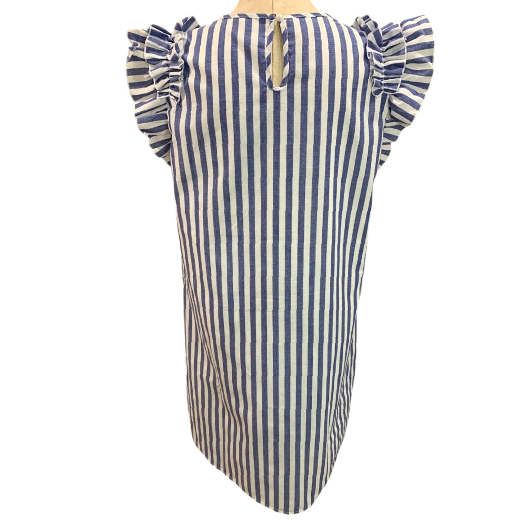 Shein **XL Shein Blue Ruffle Sleeve Sheath Dress** User: **XL Shein Blue Ruffle Sleeve Sheath Dress** Size XL / US 12-14 / IT 48-50 - 6 Thumbnail