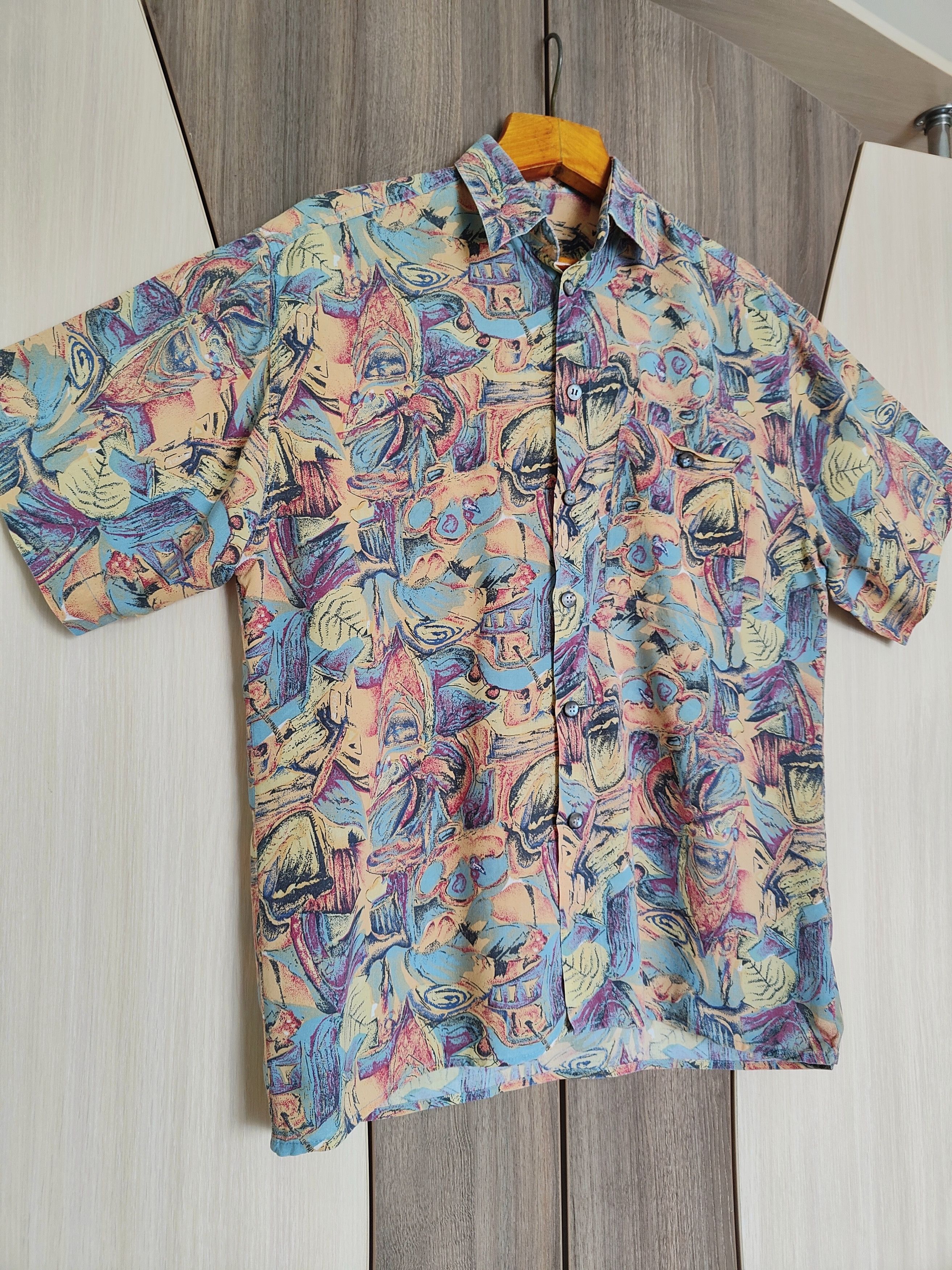 Paloma Picasso Multicolored men's shirt XL style picasso art Size US XL / EU 56 / 4 - 1 Thumbnail