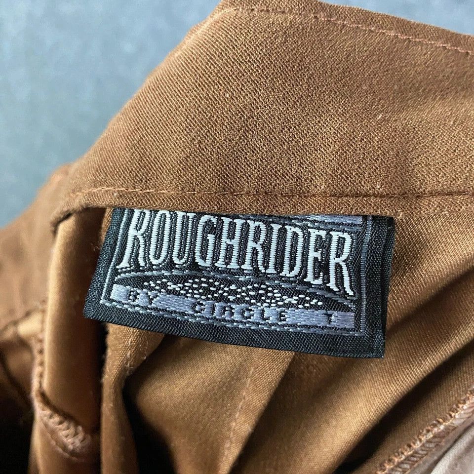 Vintage Rough Rider Skirt Women's 7/8 Long Suede Polyester Blend Size 30" / US 8 / IT 44 - 8 Thumbnail