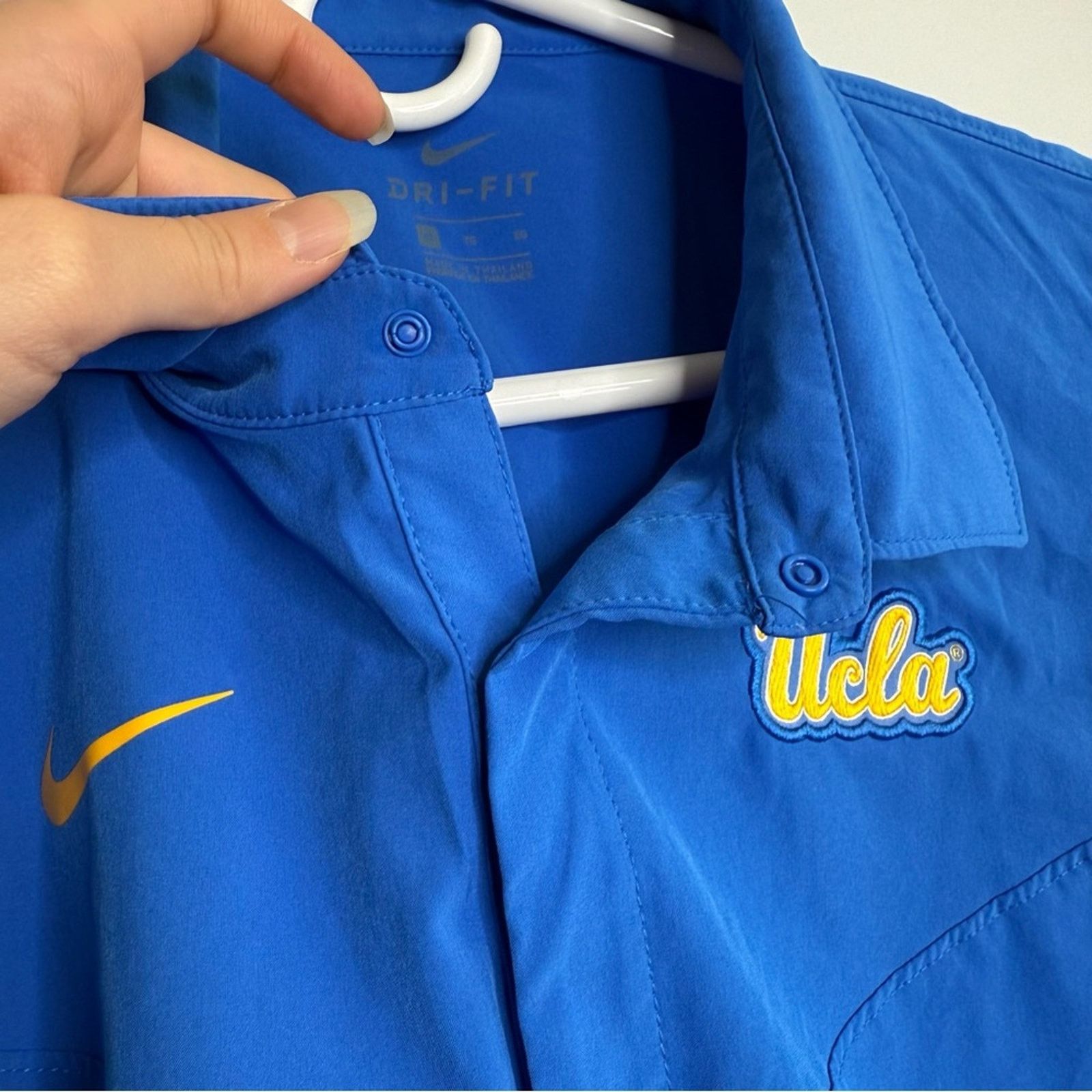 Nike New Nike UCLA Bruins Dri-Fit Button Polo Royal Blue Size US XL / EU 56 / 4 - 6 Thumbnail