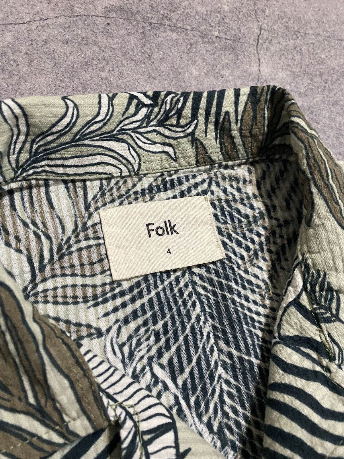 Folk Folk Hawaiian Floral Short Sleeve Shirt Size US L / EU 52-54 / 3 - 5 Thumbnail