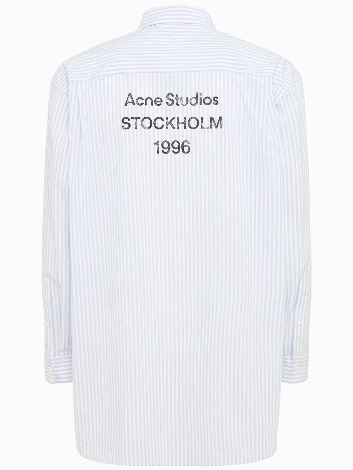 Acne Studios ACNE STUDIOS Sakashi $800 Blue Shirt New & Authentic Size US M / EU 48-50 / 2 - 2 Thumbnail