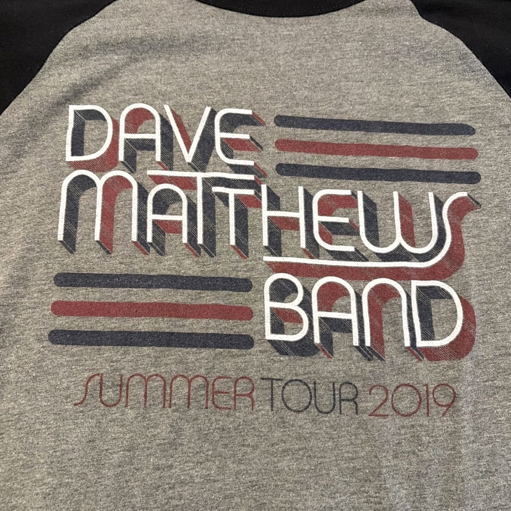 Vintage Dave Matthew’s Band Summer Tour 2019 Baseball T Shirt 3/4 Sleeve Men's XL Size US XL / EU 56 / 4 - 2 Thumbnail