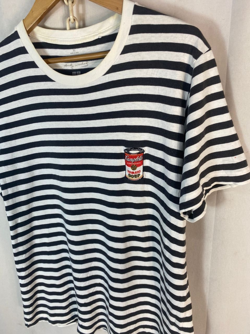 Andy Warhol × Uniqlo Andy Warhol Campbell x ut stripe tshirt Size US L / EU 52-54 / 3 - 2 Thumbnail