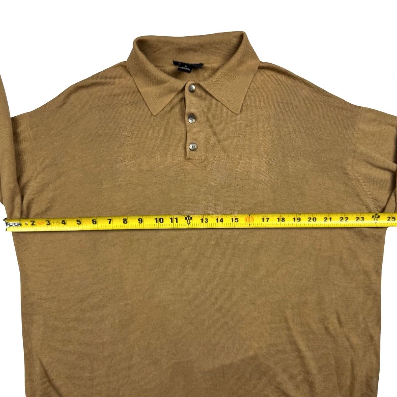 Vintage Harold Powell Sweater Brown XL Silk Blend L/S Pullover Shirt? Size US XL / EU 56 / 4 - 5 Thumbnail