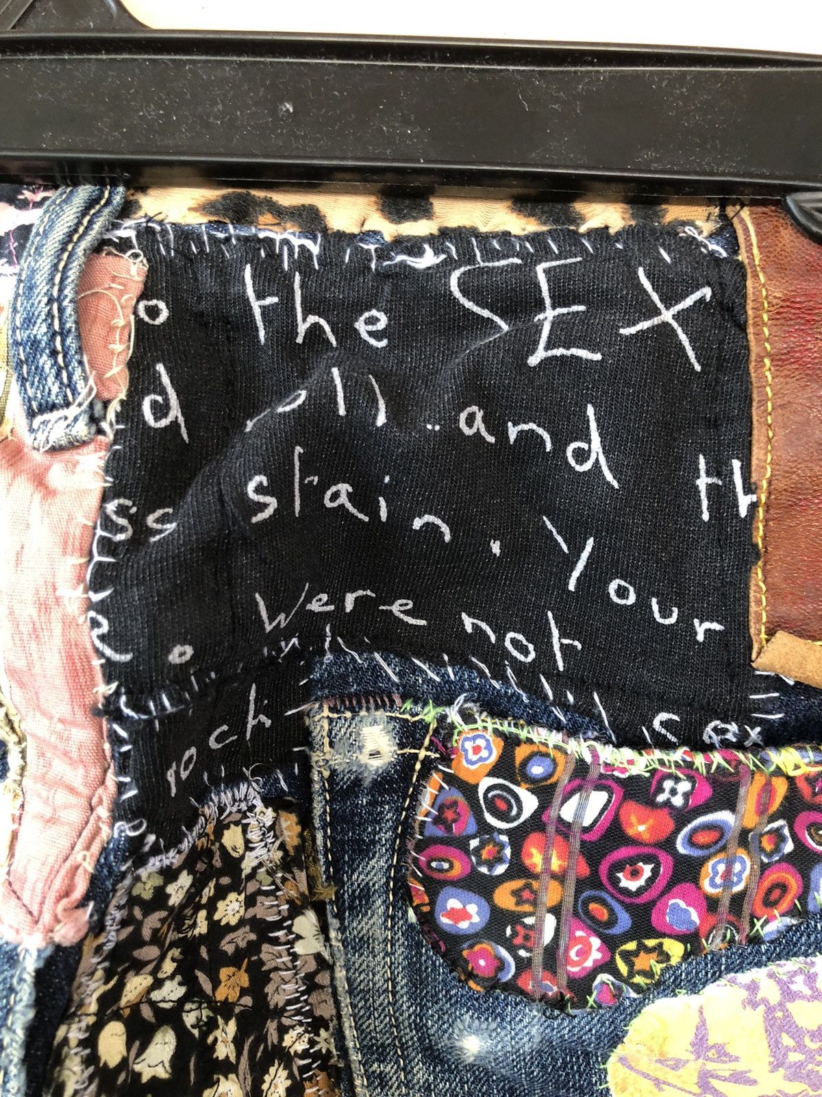 Japanese Brand × Kapital × Vintage Vintage KAPITAL Distressed Patchwork Custom Madez Size US 32 / EU 48 - 18 Thumbnail