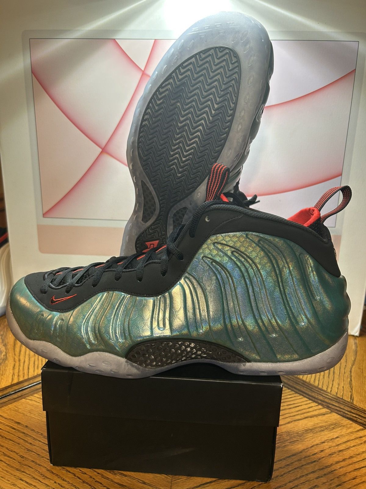 Nike Size 18 - Nike Air Foamposite One PRM Gone Fishing Sample Size US 15 / EU 48 - 1 Thumbnail