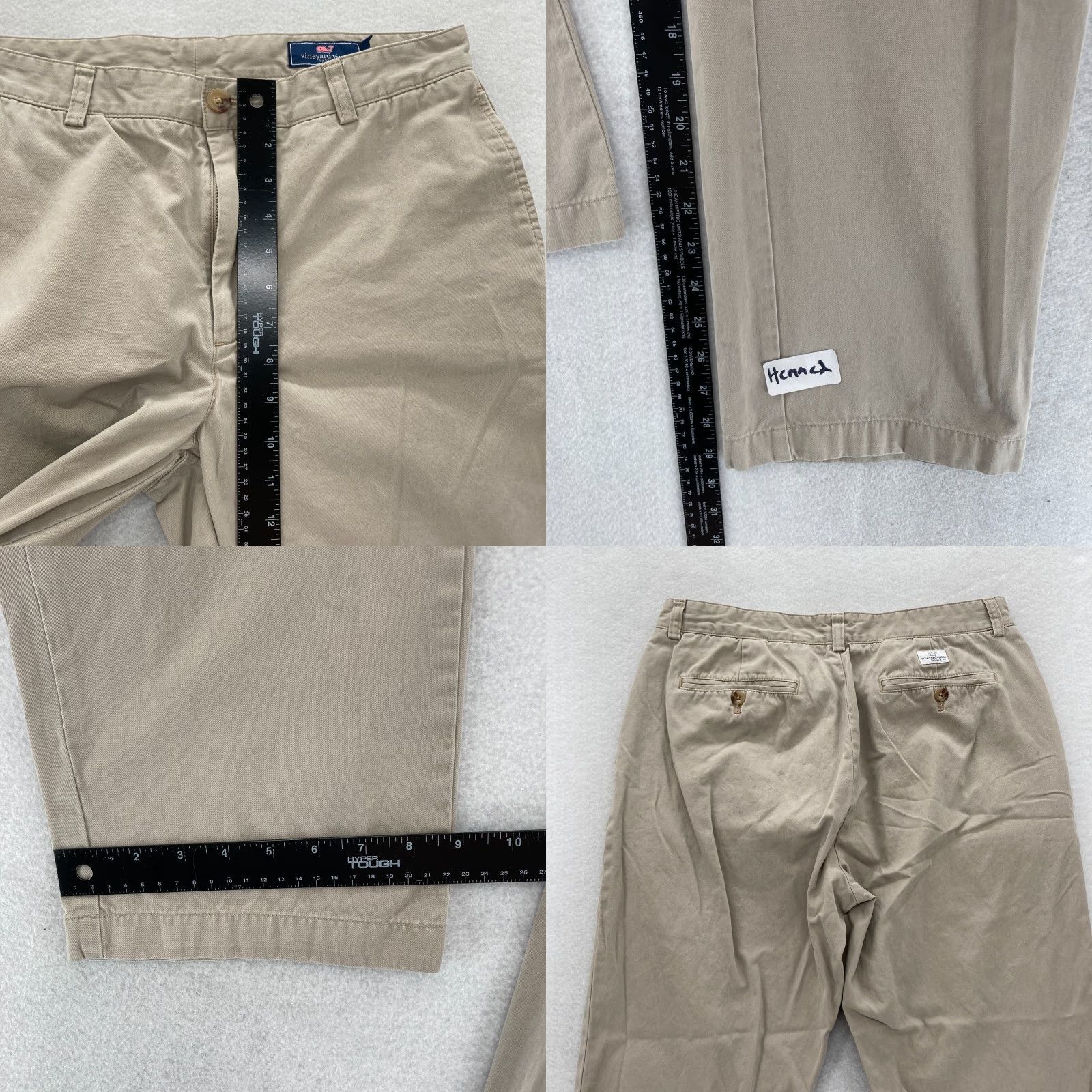 Vineyard Vines Vineyard Vines Chino Pants Mens 34x30 Khaki Beige Straight Leg Preppy Travel Pants Size US 34 / EU 50 - 8 Thumbnail