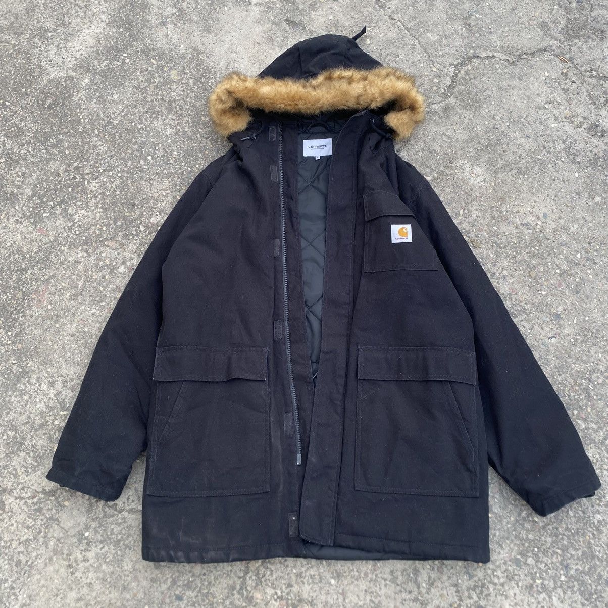 Carhartt Carhartt Siberian Parka – Black (WIP) Size US M / EU 48-50 / 2 - 1 Thumbnail
