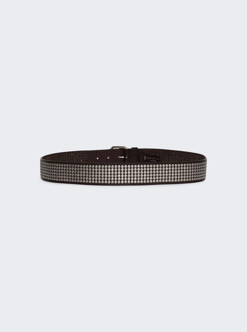 Dries Van Noten o1mle0226 Size: 100 / Leather Belt in Brown Size ONE SIZE - 2 Thumbnail
