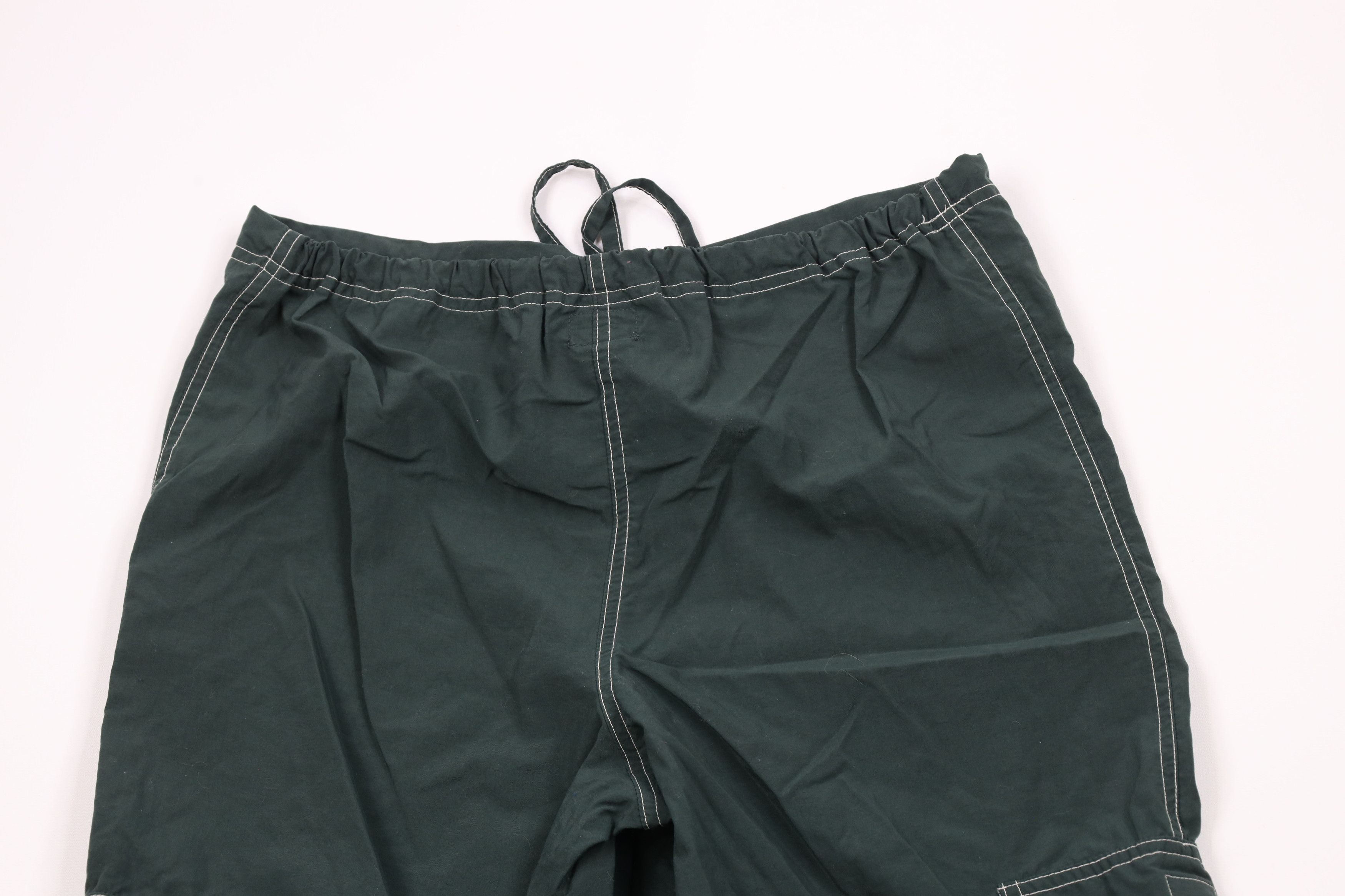 Vintage Vintage 90s Y2K Streetwear Cargo Windbreaker Pants Green Size US 32 / EU 48 - 9 Thumbnail