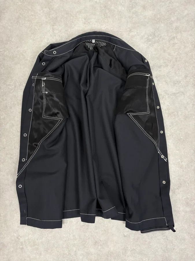Marithe + Francois Girbaud 2000s Marithé + François Girbaud Black Signature Overshirt Jacket Size US M / EU 48-50 / 2 - 7 Thumbnail