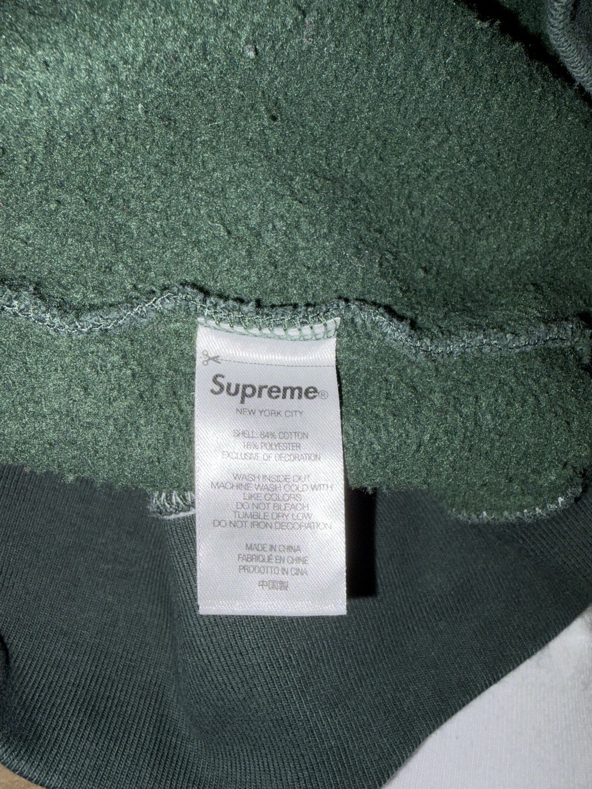 Supreme × Timberland Supreme Timberland Hoodie Green Size US L / EU 52-54 / 3 - 4 Thumbnail