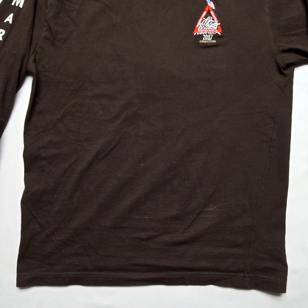 Other Marine Corps Marathon Brown Long Sleeve Embroidered M Tee Size US M / EU 48-50 / 2 - 2 Thumbnail