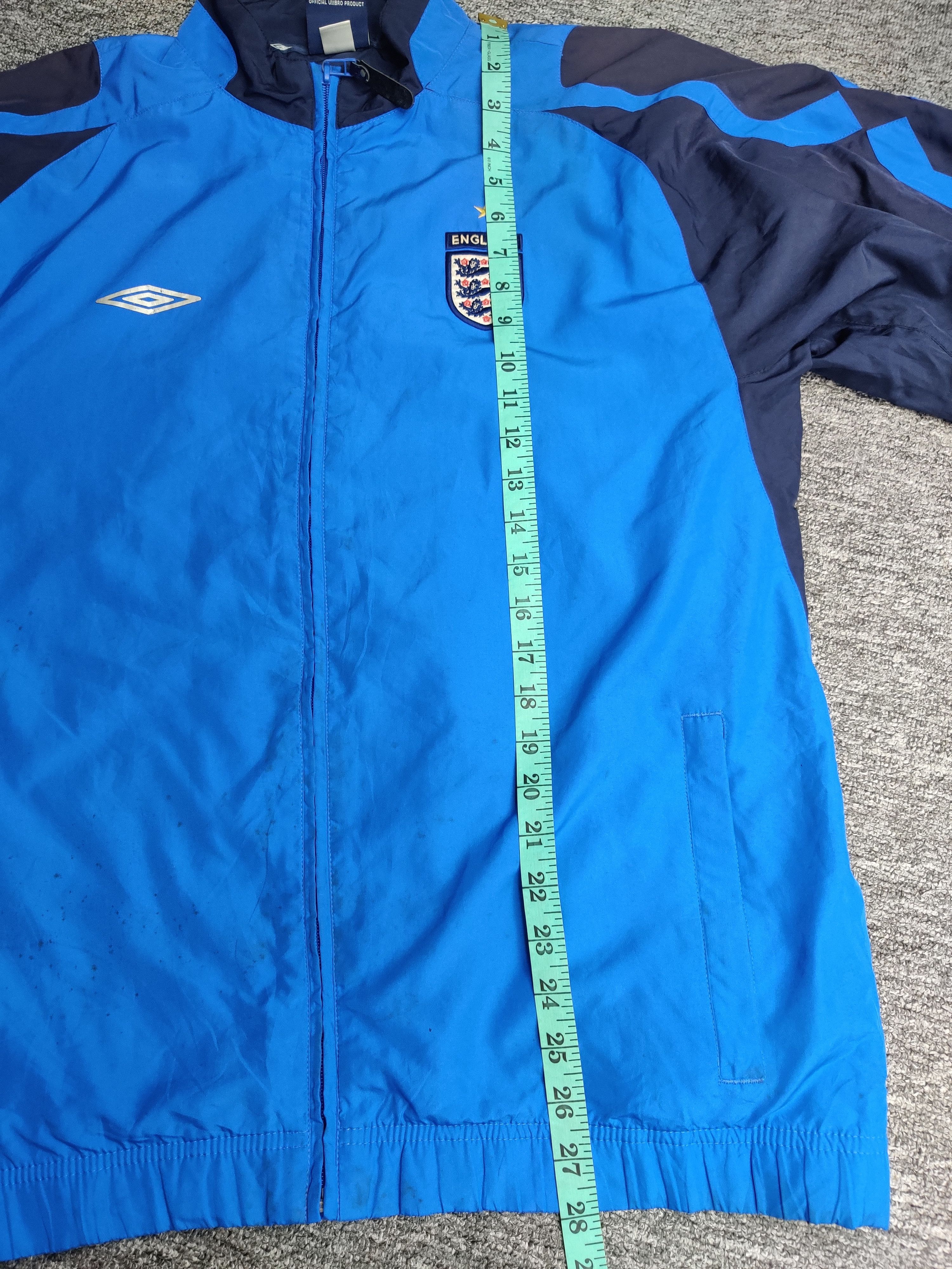 Umbro Vintage Umbro x England Soccer Football Windbreaker Jacket Size US M / EU 48-50 / 2 - 20 Thumbnail