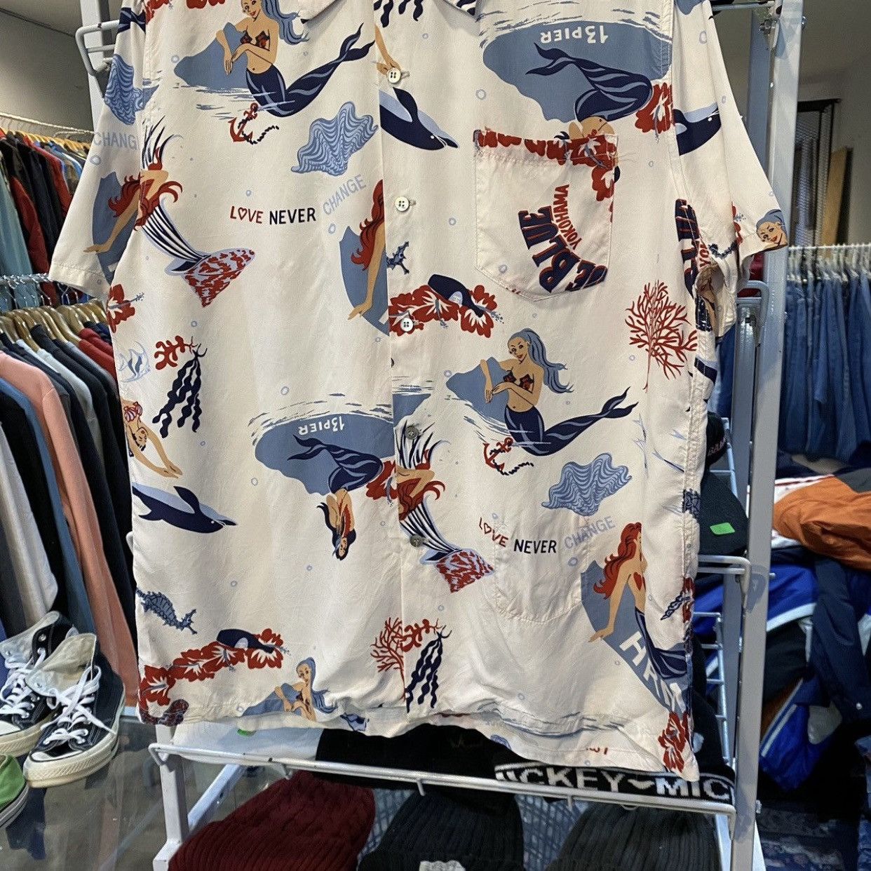 Blue Blue Japan Blue Blue Japan HRMarket Yokohama Mermaid Shirt Size US M / EU 48-50 / 2 - 4 Thumbnail