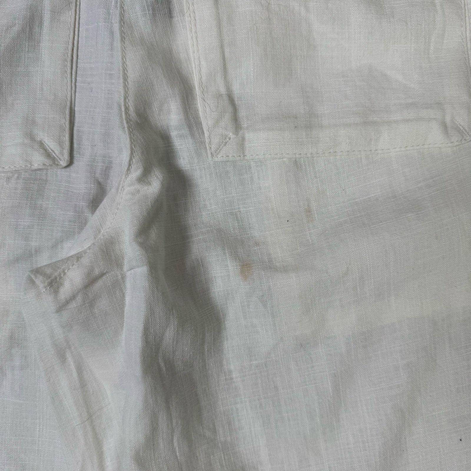 J.Crew J Crew Seaside Cargo Linen Tencel Lyocell Pants US Women 00P Size 24" / US 00 / IT 34 - 5 Thumbnail