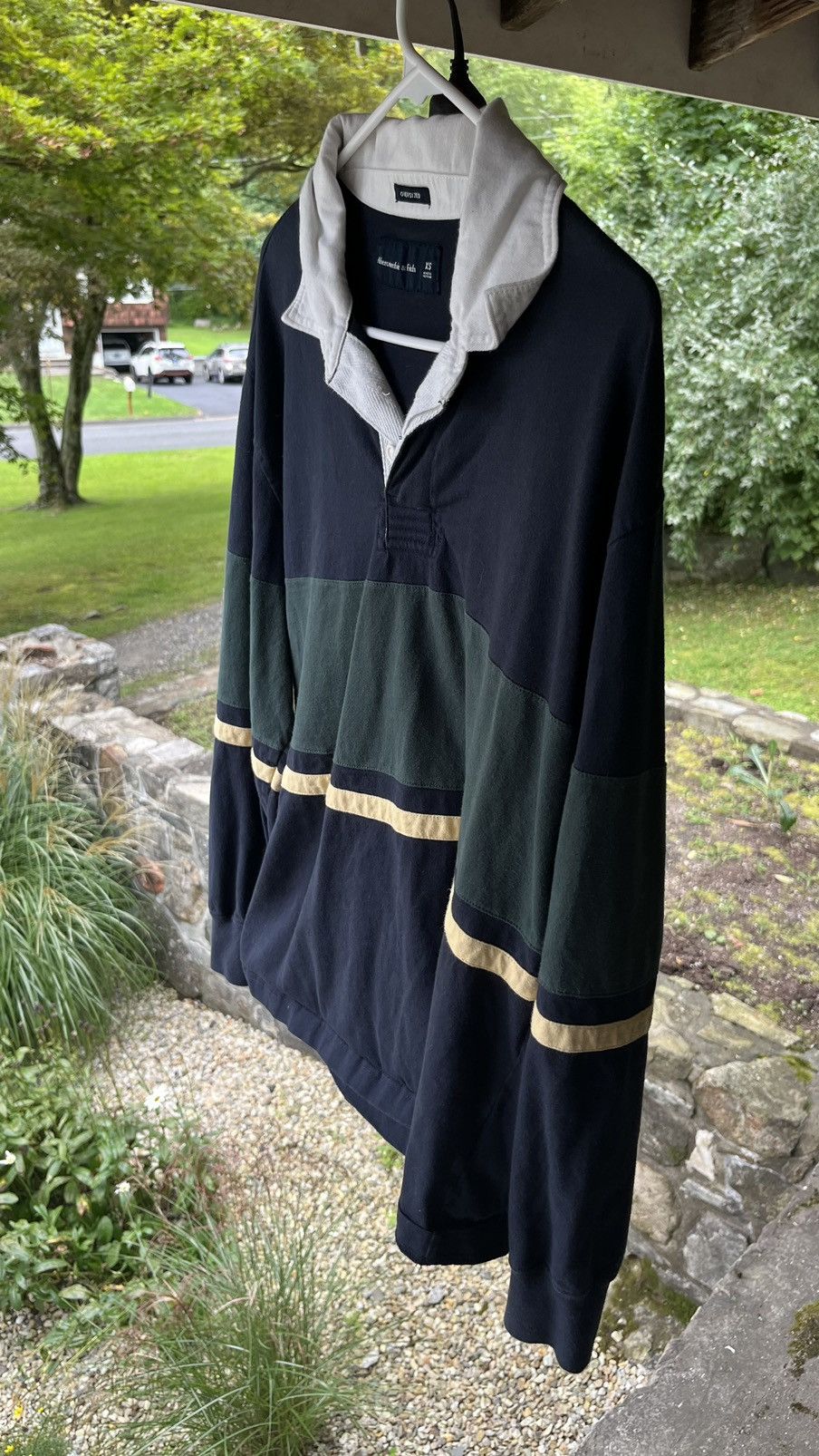 Abercrombie & Fitch Abercrombie and fitch oversized rugby shirt - xs Size US XS / EU 42 / 0 - 2 Thumbnail