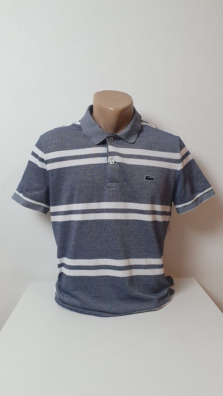 Lacoste Men's t-shirt Lacoste Poloshirt Grey white Size M Fr 4 Size US M / EU 48-50 / 2 - 9 Thumbnail
