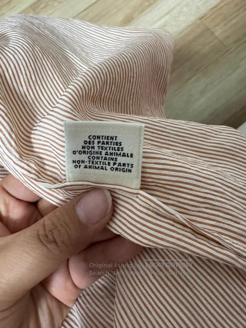 Hermes Hermes Silk shirt with special striped pattern design Size XXS / US 00 / IT 34 - 6 Thumbnail