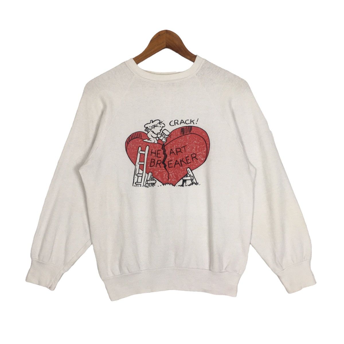 Vintage Vintage Miller CrackHeartBroken Crewneck Sweatshirt Size US S / EU 44-46 / 1 - 1 Thumbnail