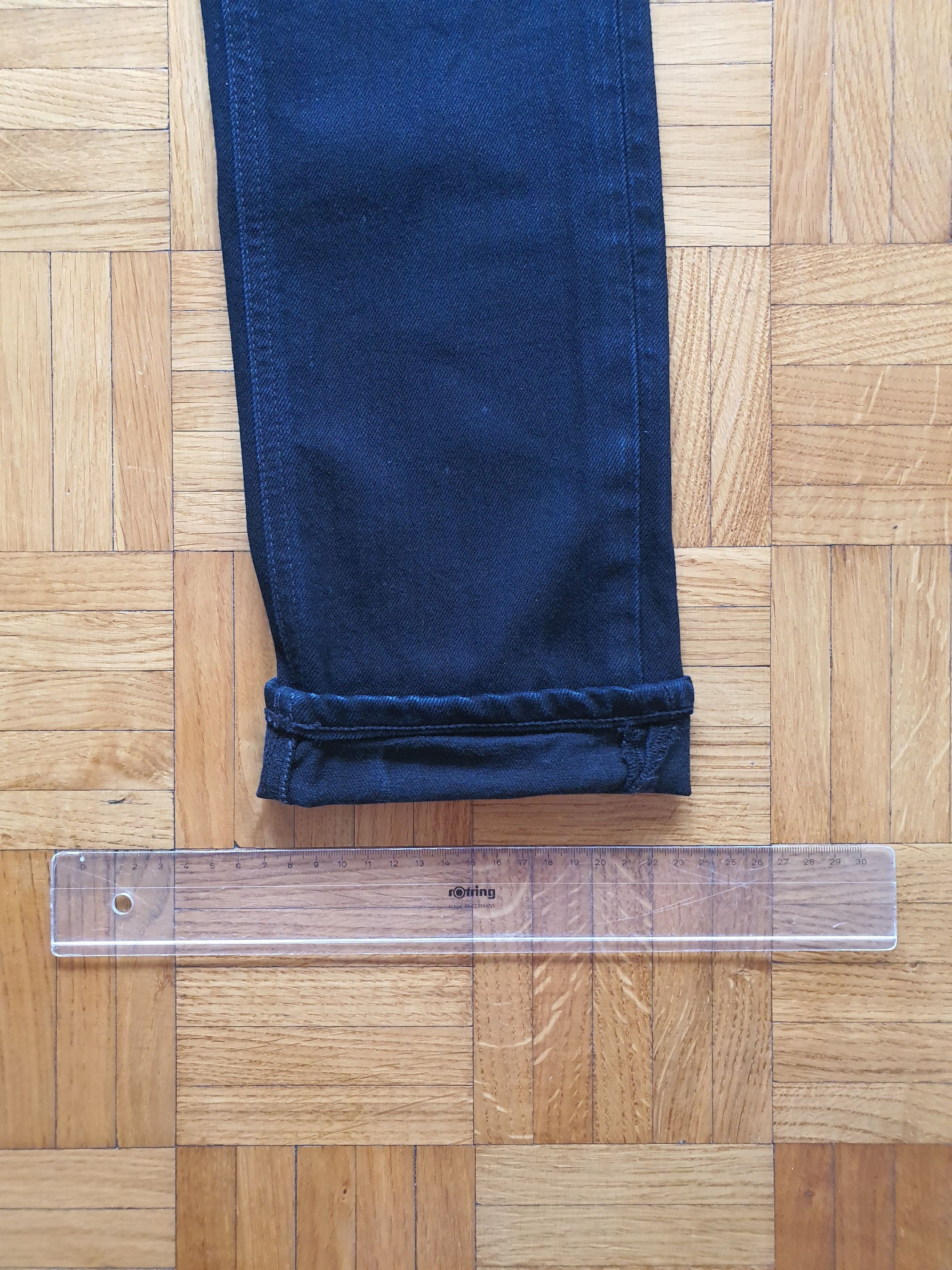 Nudie Jeans GRIM TIM BLACK RING (1000292) - Denim Jeans - W30 Size US 30 / EU 46 - 14 Thumbnail