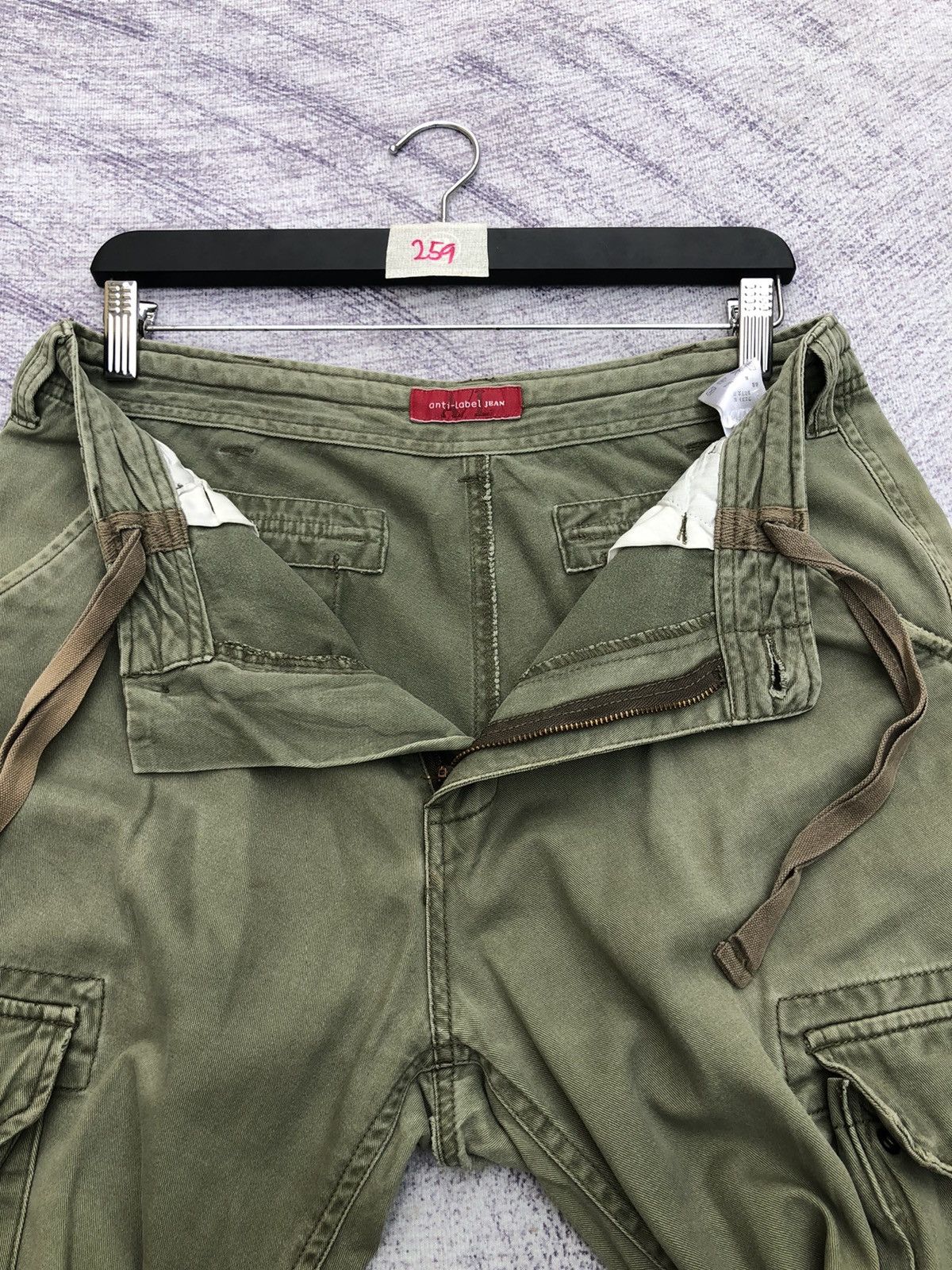 Japanese Brand Cargo Green Anti Label Multipocket Tactical Pants W29 Size US 29 - 7 Thumbnail