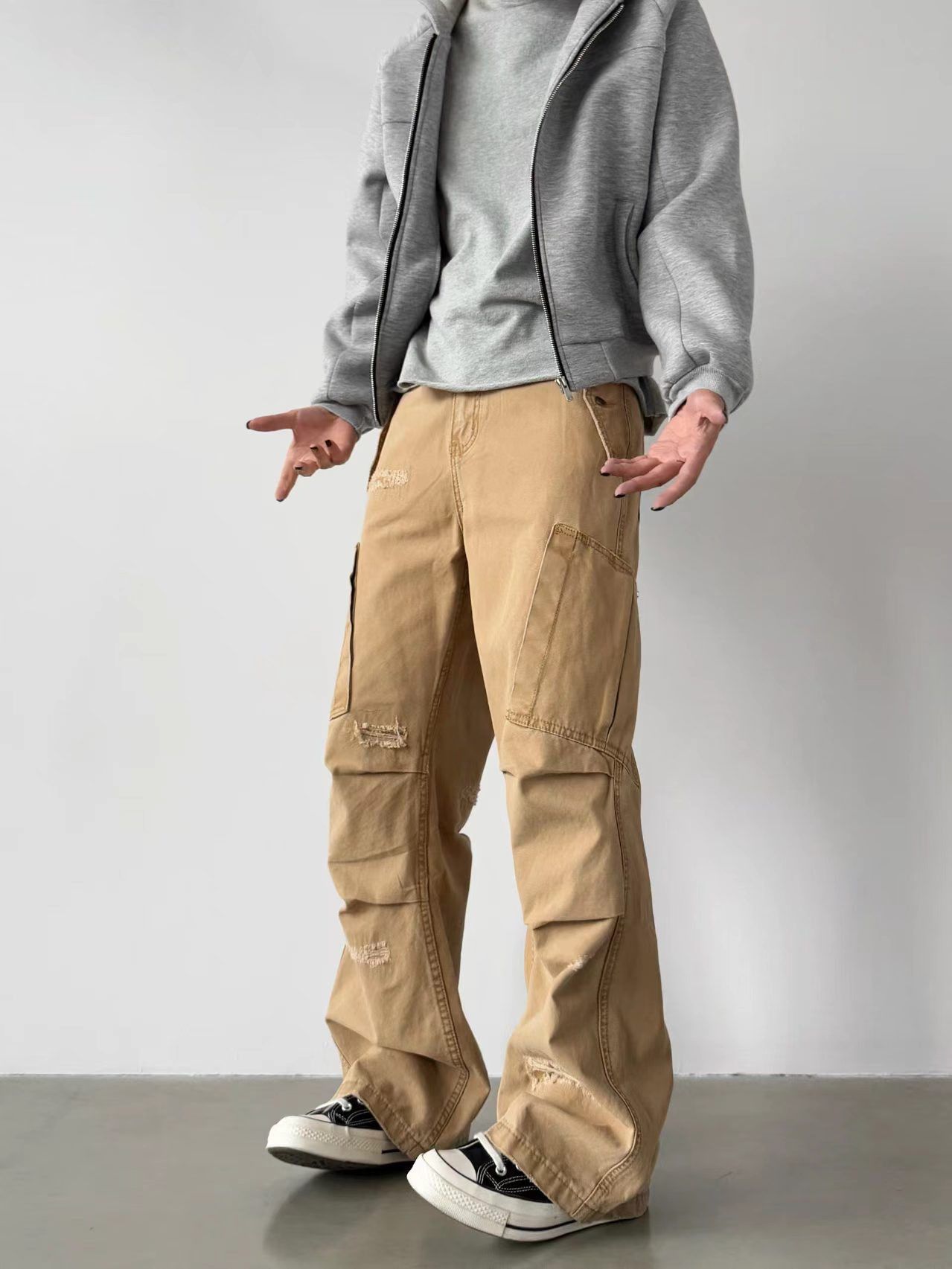 Other Relaxed-fit straight-leg jeans with slanted pockets Size US 30 / EU 46 - 3 Thumbnail