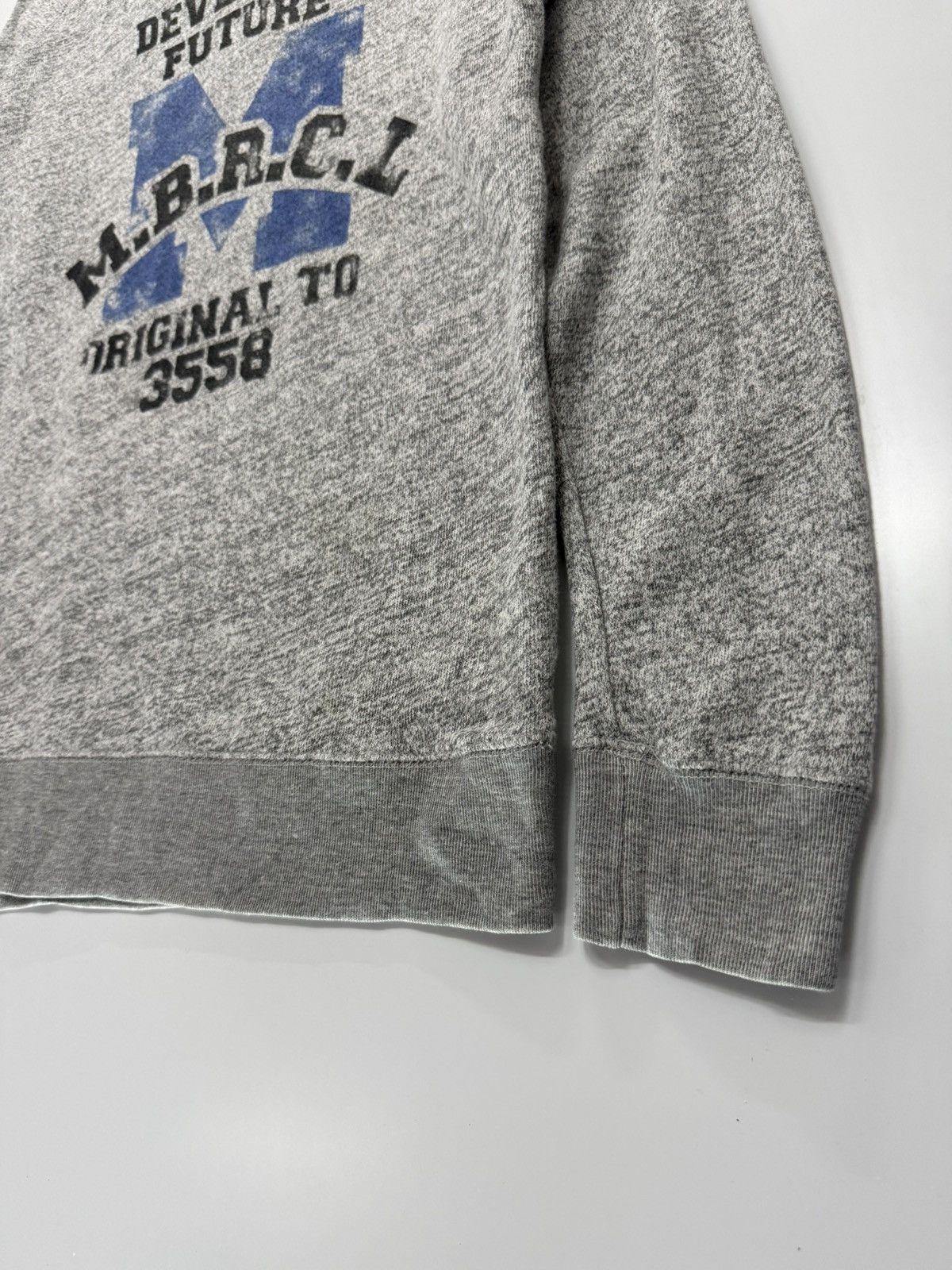 Steve And Barrys 🔥 Big Letter M College Graphic Crewneck 90s Style Streetwear Size US XS / EU 42 / 0 - 2 Thumbnail