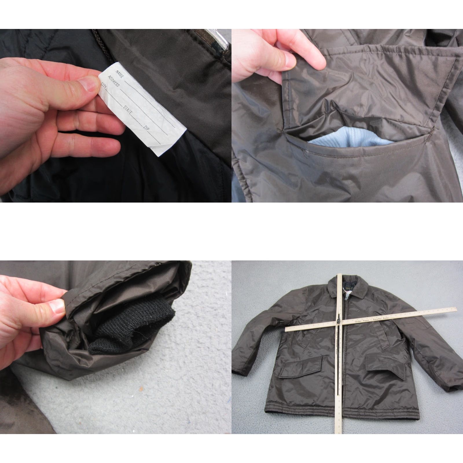 Vintage VINTAGE Cintas Jacket Mens XL Bomber Jacket Brown Parka 60s 90s USA Workwear Mens Size US XL / EU 56 / 4 - 8 Thumbnail