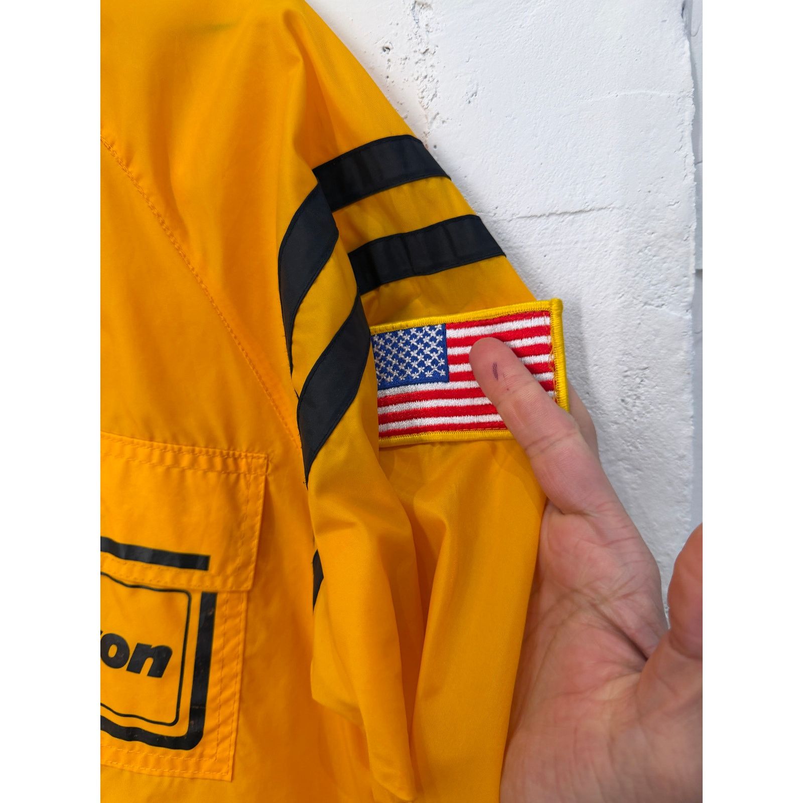Nikon Nikon NASA Space Shuttle Windbreaker Concealed Hood Jacket Size US L / EU 52-54 / 3 - 4 Thumbnail