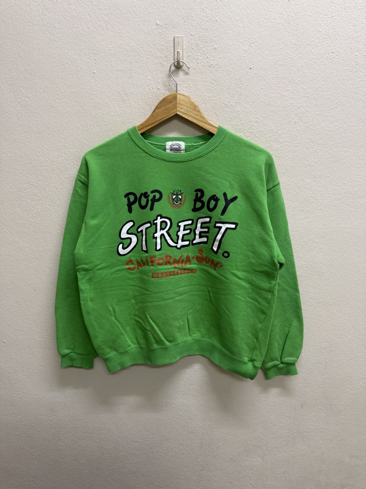 Japanese Brand Vintage Weathercock Pop Boys Street Size Youth Sweathsirt Size US M / EU 48-50 / 2 - 14 Thumbnail