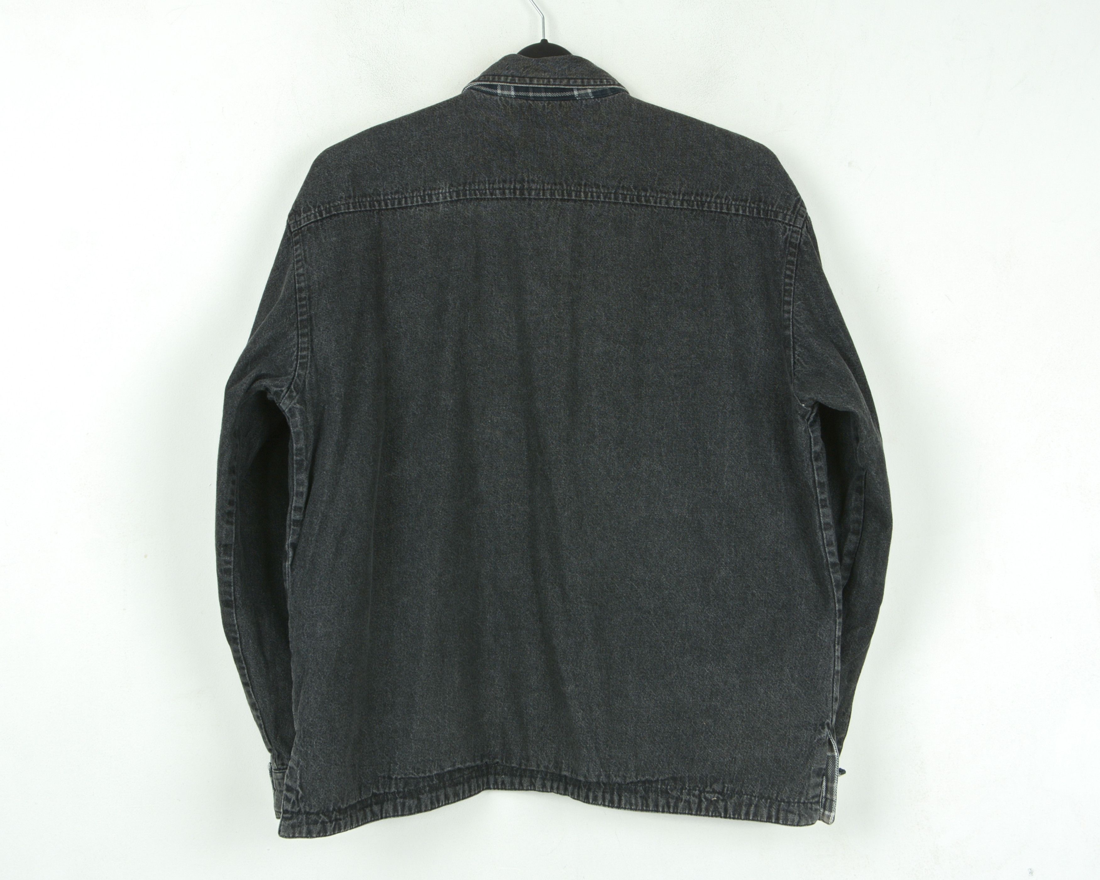 Vintage 100% Cotton Reversible 2in1 Shirt M Solid Snap Button Up Size US M / EU 48-50 / 2 - 11 Thumbnail