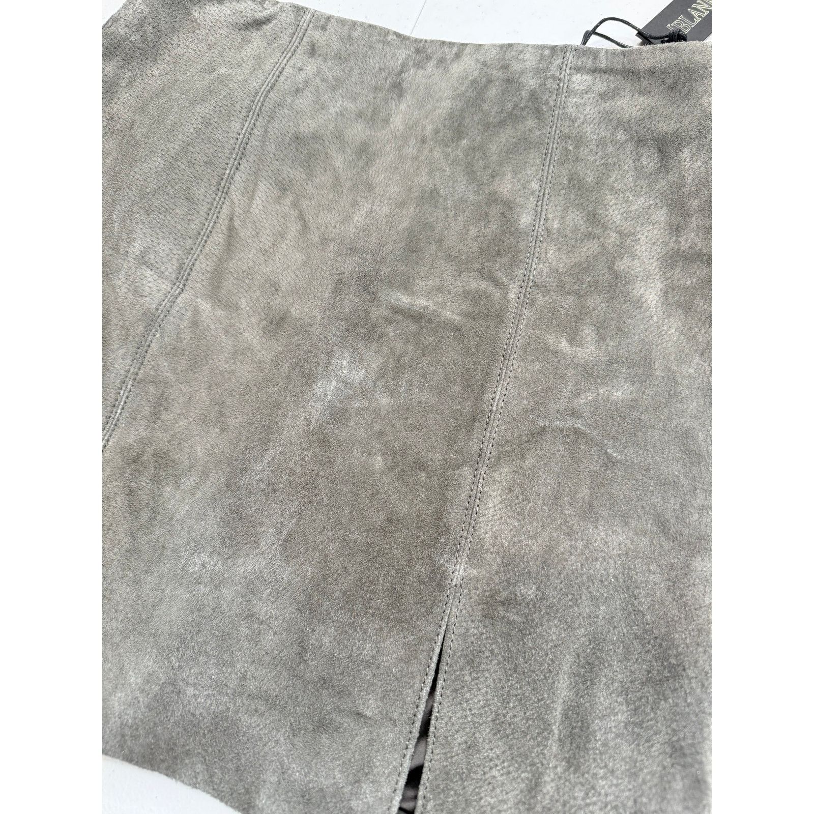 BLANKNYC NWT Blank NYC Road Trip Mini Skirt Suede Front Slit Zip Size 25" / US 0 / IT 36 - 3 Thumbnail