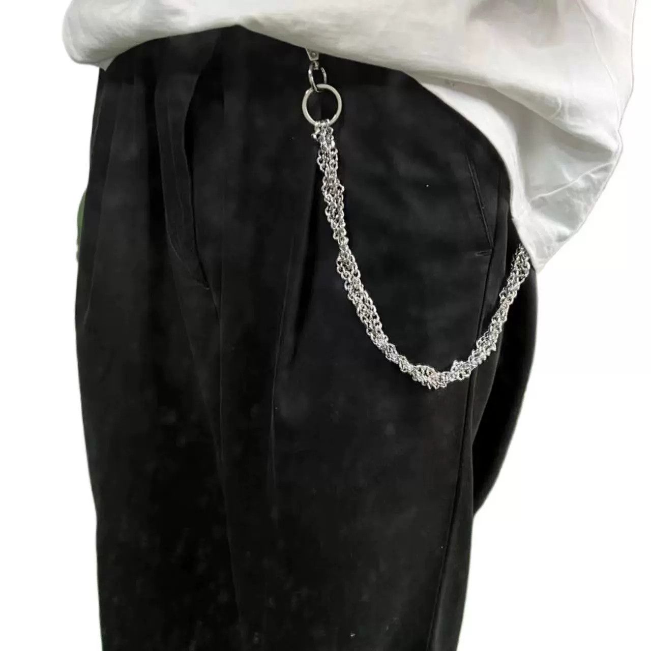 Vintage Retro hip-hop punk style jeans waist chain Size ONE SIZE - 5 Thumbnail