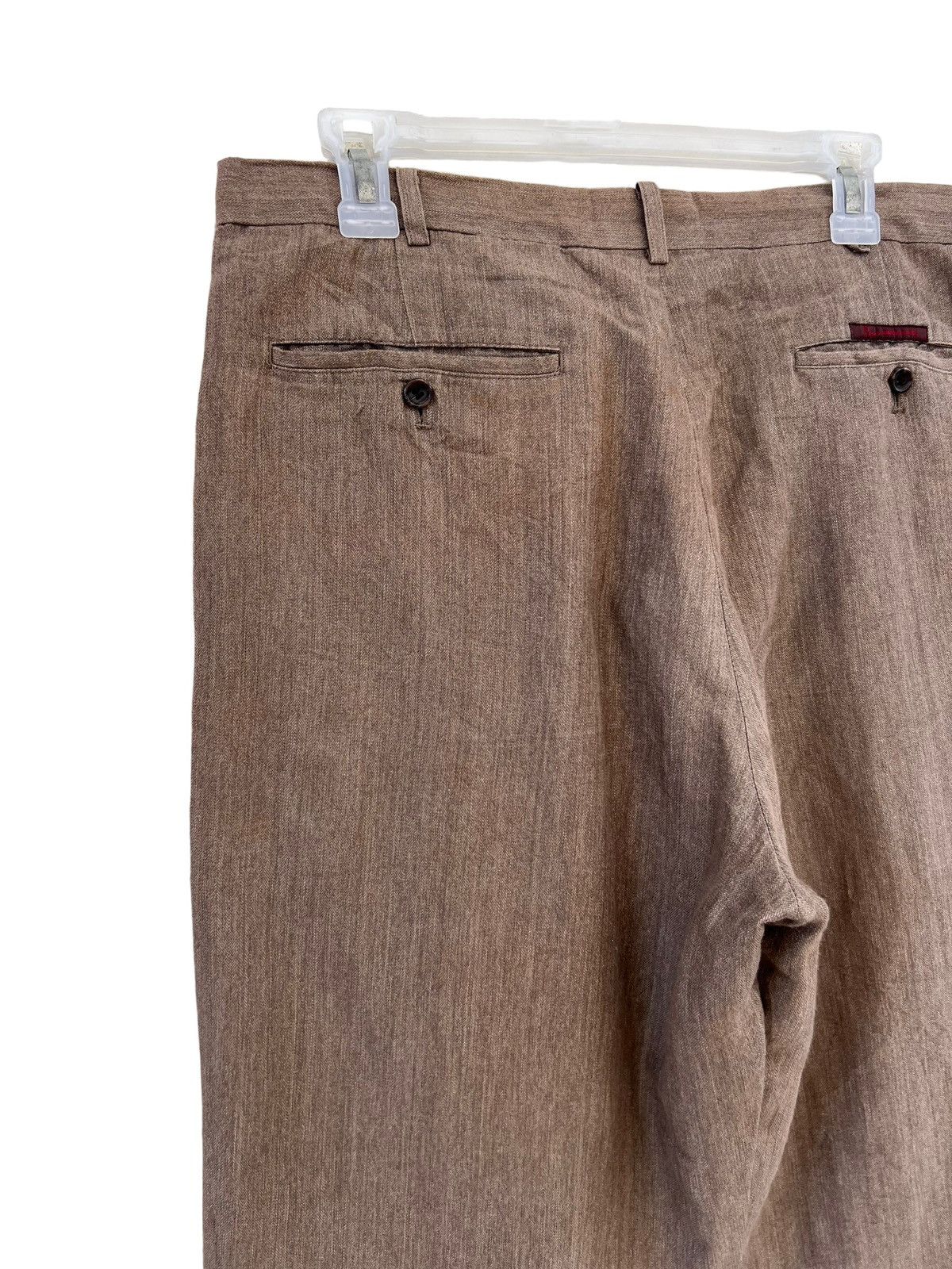 Other Vintage Papas Japan Sun Fade Light Brown Linen Loose Trouser Size US 32 / EU 48 - 17 Thumbnail