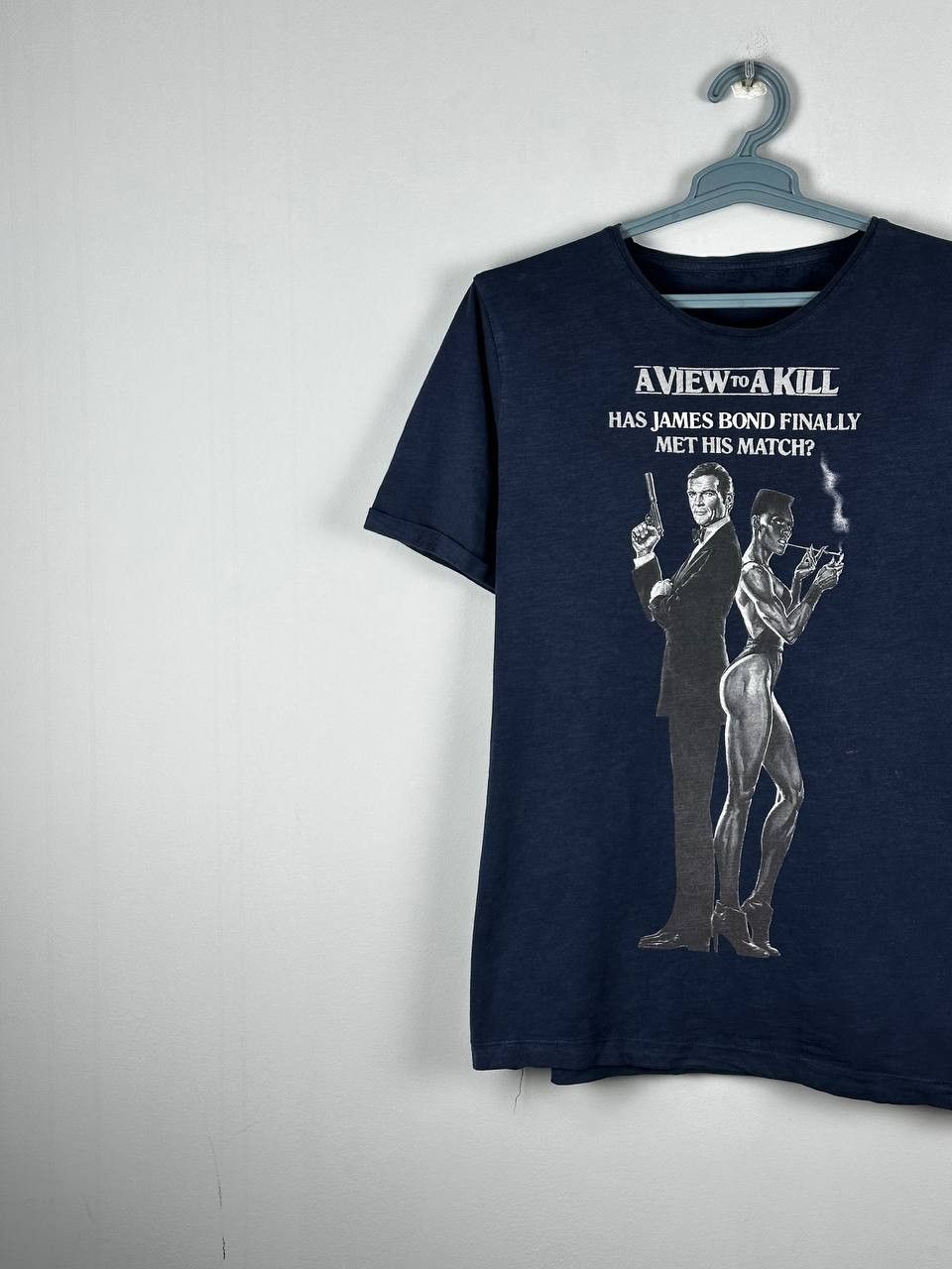 Vintage Vintage 007 James Bond A View To A Kill Movie T-Shirt Size US L / EU 52-54 / 3 - 2 Thumbnail