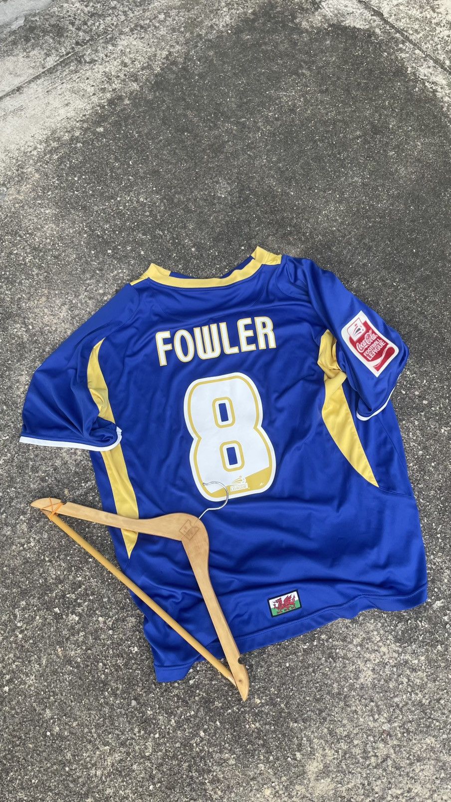 Joma Cardiff City 07/08 Home Jersey Fowler Size US XL / EU 56 / 4 - 4 Thumbnail