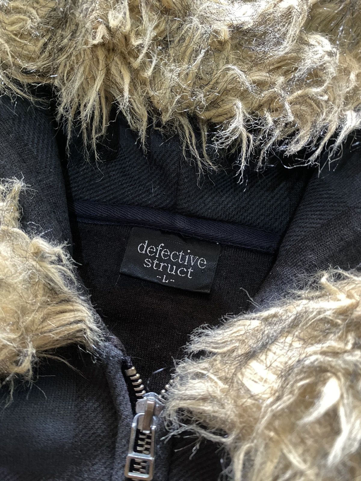 If Six Was Nine × Japanese Brand × Le Grande Bleu (L.G.B.) Japanes Defective Struct Fur Hoodie Ifsix vkei grunge style Size US L / EU 52-54 / 3 - 3 Thumbnail